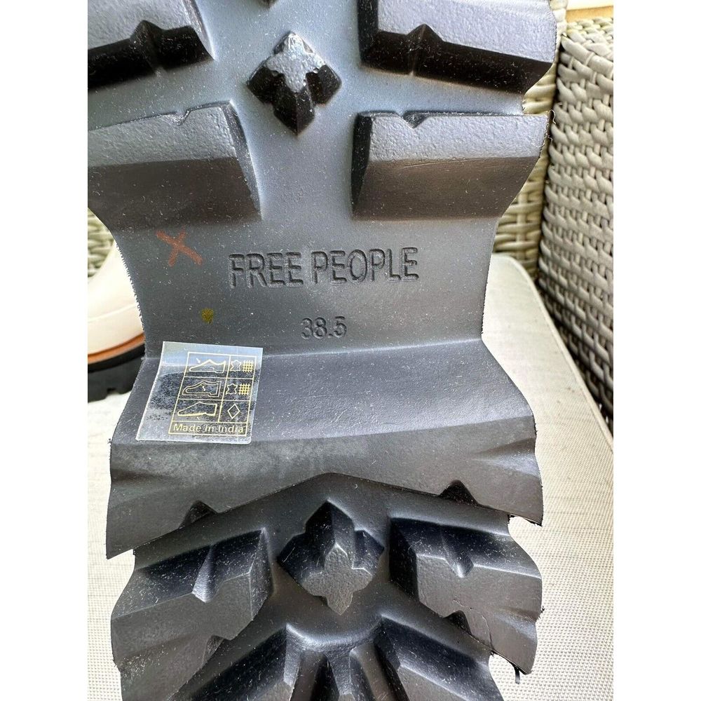 Free People Cream and Orange Star Boots - Picture 7 of 7